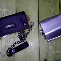 Portafogli con catena fiaschetta per liquore