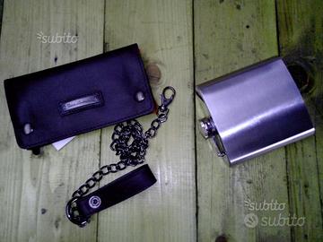 Portafogli con catena fiaschetta per liquore