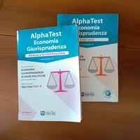2 Libri Alpha Test Economia Giurisprudenza 