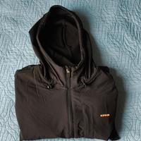 Giacca Kiprun running uomo RUN 100 WARM nera