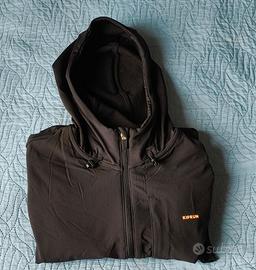 Giacca Kiprun running uomo RUN 100 WARM nera