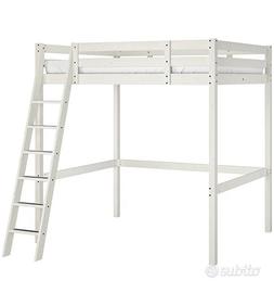 Letto soppalco Storå + materasso Morgedal