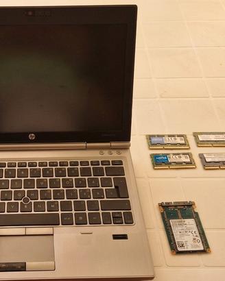 HP EliteBook 2570p + RAM + SSD per ricambi