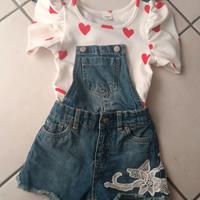 salopette in jeans 
