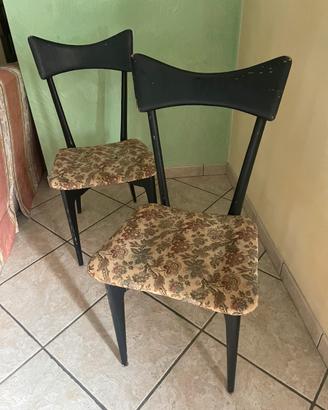 Coppia sedie vintage anni ‘60