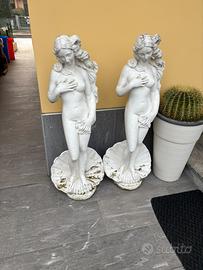 Coppia di statue alte un metro e venti