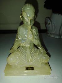 Statua di Monaco in Alabastro 