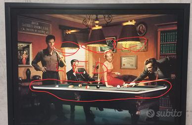 Quadro per bar con led integrati