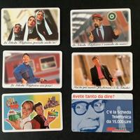 Carte telefoniche italiane nuove