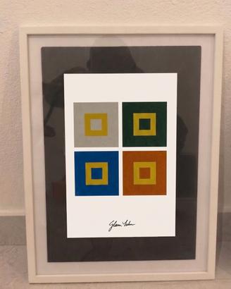 quadro tempera su carta 