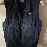 Gilet cotone blu