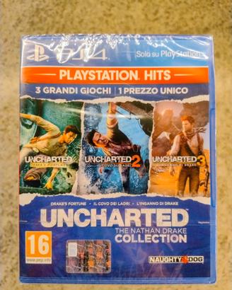 Uncharted the collection 3 giochi in 1 PS4