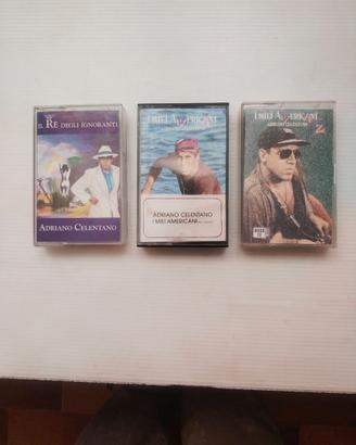 Tris musicassette di Adriano Celentano