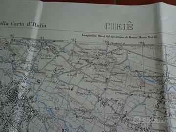 Carta Topografica CIRIE'