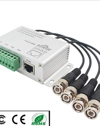 Video balun 4 canali ethernet rj45 Spese gratuite