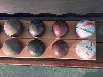 Bocce resina vintage