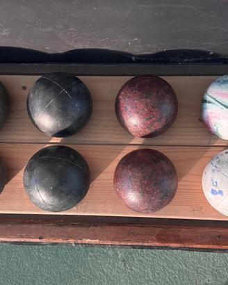Bocce resina vintage