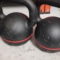 kit di 4pz di kettlebell, come nuovi, varie marche