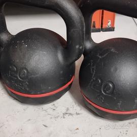 kit di 4pz di kettlebell, come nuovi, varie marche