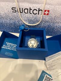 Swatch   Omega super blue moon phase