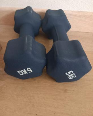 Coppia di pesi da 5 kg