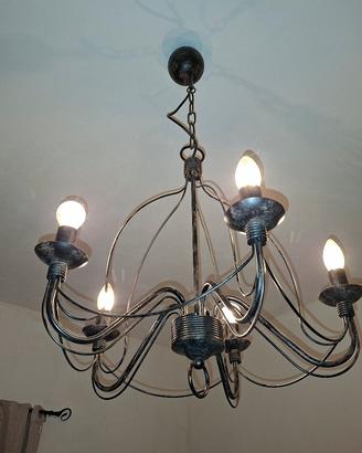 Lampadario a 5 bracci