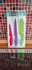Set Coltelli da cucina colorati