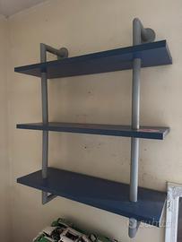 Scaffale a muro 3 ripiani design moderno