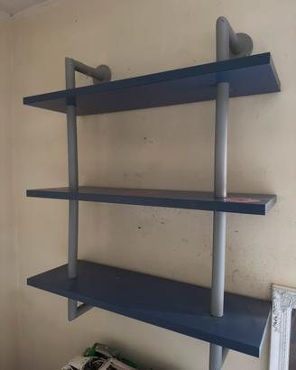 Scaffale a muro 3 ripiani design moderno