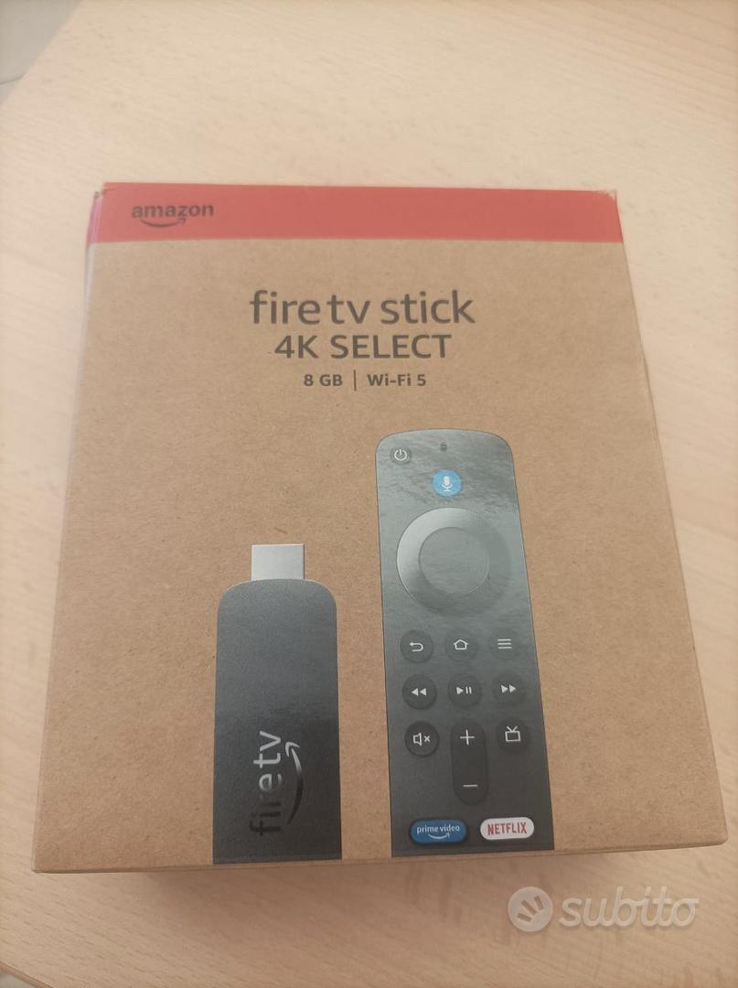Fire TV Stick 4k select 8Gb, Wi-Fi 5 - Audio/Video In vendita a Napoli