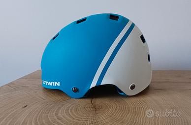 Casco BTwin Teen 520 Blu/Bianco

