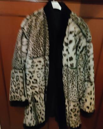 giacca di pelliccia ecologica