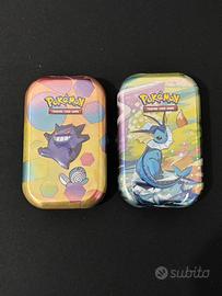 Mini tin Pokémon 151+Evoluzioni prismatiche ita