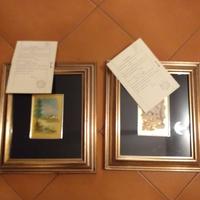 Quadri foglio oro certificati Magnani Maria Rosa