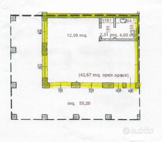 Mirano centro storico negozio in piazza