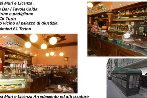 Bar/Tavola calda+ Muri + Licenza A3 + loc