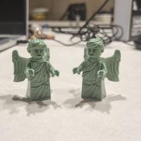 2x LEGO Black Pearl Figurehead - Sand Green