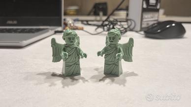 2x LEGO Black Pearl Figurehead - Sand Green