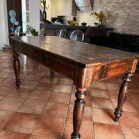 Tavolo legno fine 800, inizio del 900