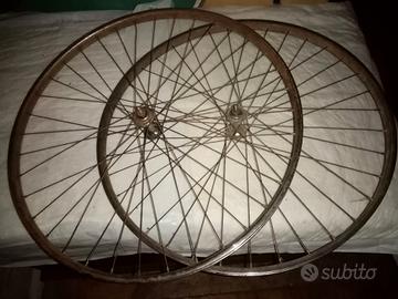 Ruote bicicletta vintage