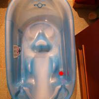 Vasca bimbo OKBABY ONDA blu trasparente