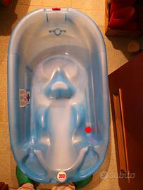 Vasca bimbo OKBABY ONDA blu trasparente