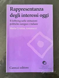 La rappresentanza degli interessi oggi - Carocci.