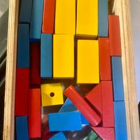 Scatola giochi costtuzioni in legno