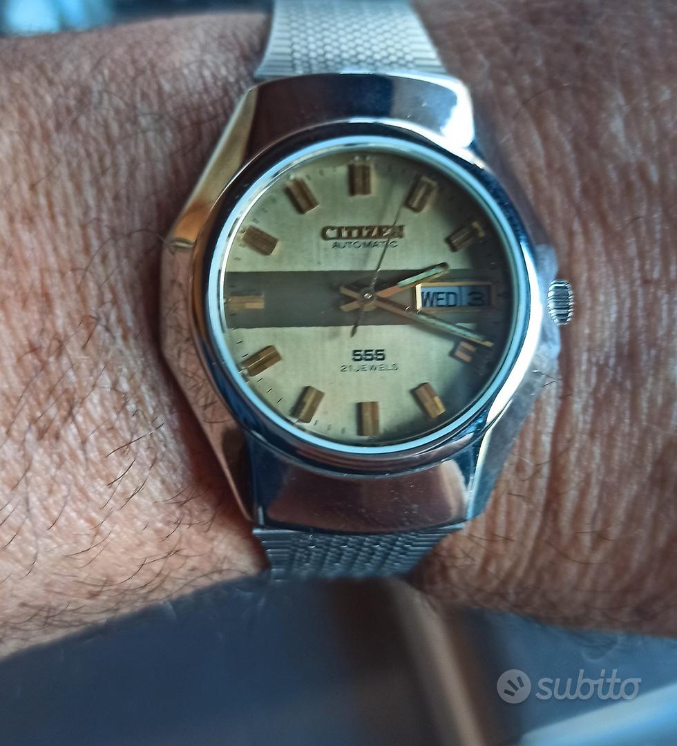 Orologio automatico citizen 2025 anni 80