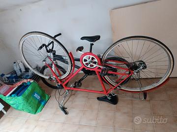bici esperia da uomo rossa
