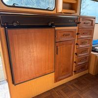 Blocco cucina lavello frigo per camper e roulotte