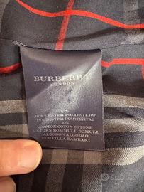 BURBERRY LONDON - TRENCH BLU NAVY - TAGLIA 50