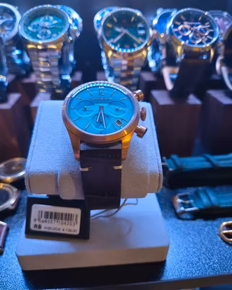 Orologio Roccobarocco Multifunzione Azzurro Nuovo