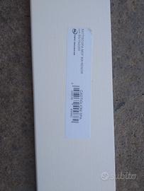 5 pezzi battiscopa bianco in MDF 80 x 10 x 2200 